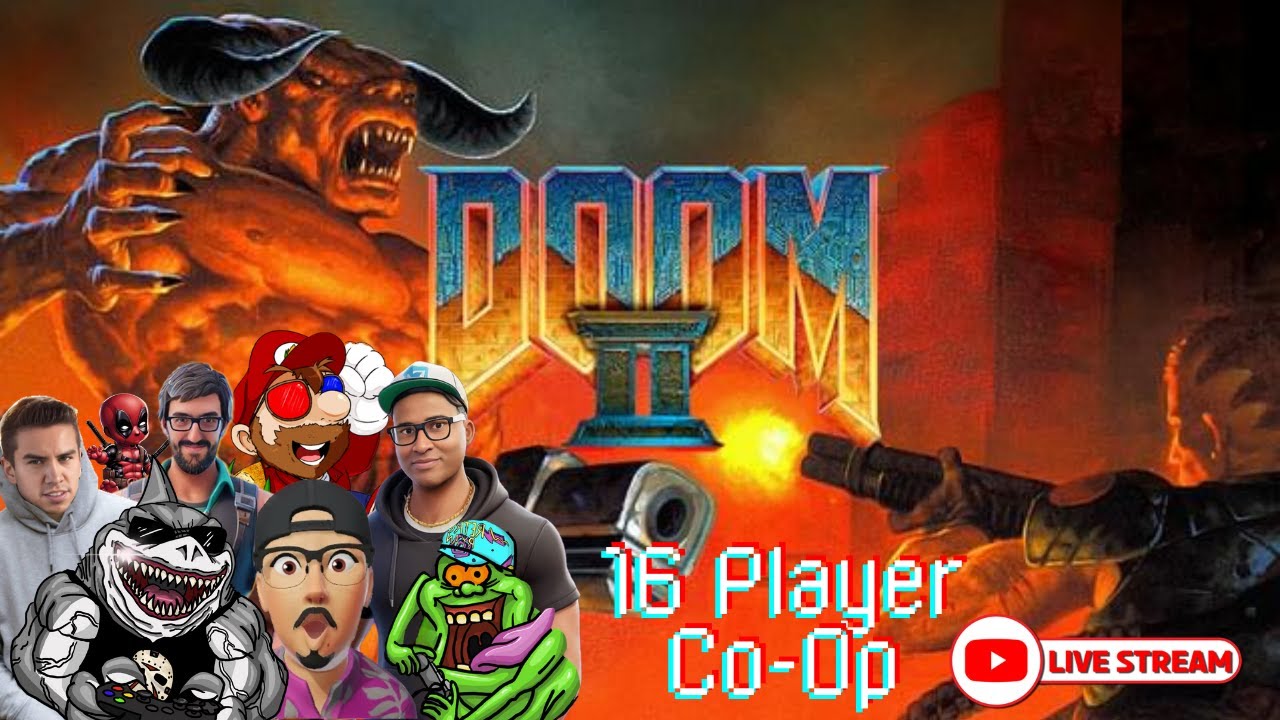 A bunch of amigos and gringos play #Doom2