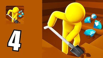 Dig Deep - Gameplay Walkthrough Part 4 -  (iOS, Android Gameplay) | LHT Gaming