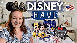 HUGE DISNEY & TARGET HAUL!  Walt Disney World 50th merchandise, clothing, homeware, pins & snacks!