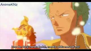 perpisahan kru mugiwara no luffy dengan merry go