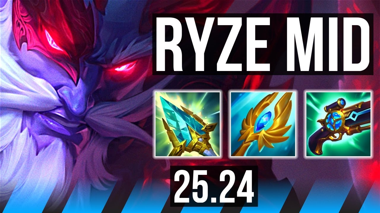 Watch Ryze destroy Yasuo in Challenger elo! 
Learn what runes to use, what items to build, understand how to lane, teamfight, and outplay your opponents as #Ryze. 
/// #LeagueOfLegends high elo replay 
 
Thank you for watching! 
Did you learn something new? Share it in the comments! 
If you liked this video, please leave a thumbs up, if you disliked it, be sure to give me feedback in the comments. I appreciate your support! 
 
~~~| DOMISUMREPLAY |~~~ 
High elo replays for every role and champion. Improve your gameplay. Many uploads per day. 
 
~~~| WATCH MORE |~~~ 
Main channel: https://www.youtube.com/channel/UChkYqBSmrYsPjOTK2N4pdWg?sub_confirmation=1 
Ryze channel: https://www.youtube.com/channel/UCzl8VjJTB8nWYXiTk8bW05w?sub_confirmation=1 
 
More replays of: 
- Ryze vs Yasuo: https://www.youtube.com/playlist?list=PLaCjvVPexYWWfp8rkf_g5wC83GPeU9J8d 
- Ryze MID: https://www.youtube.com/playlist?list=PLaCjvVPexYWURK64lcXpKvrt7tS2COk10 
- Ryze: https://www.youtube.com/playlist?list=PL-TM5XNBRKzSGnwYV1Ri01DuSGXccnpxy 
 
~~~| MATCH INFO |~~~ 
GAME TYPE: Ranked Solo/Duo 5v5 
REGION: NA 
AVERAGE RANK: Challenger 
SEASON: Season 2025 
PATCH: 25.24 
 
~~~| SPECTATED PLAYER |~~~ 
CHAMPION: Ryze 
SKIN: Blood Moon Ryze (Sapphire) 
RANK: Challenger 
RIOT ID: Strompest # TTKAE 
OP.GG: https://op.gg/summoners/na/Strompest-TTKAE 
RUNES: SORCERY - Phase Rush, Manaflow Band, Transcendence, Scorch; RESOLVE - Bone Plating, Overgrowth (Adaptive Force + Movement Speed + Health) 
 
~~~| OPPONENT |~~~ 
CHAMPION: Yasuo 
SKIN: Nightbringer Yasuo (Pariah) 
RANK: Grandmaster 
RUNES: PRECISION - Lethal Tempo, Absorb Life, Legend: Alacrity, Cut Down; RESOLVE - Second Wind, Overgrowth (Attack Speed + Adaptive Force + Health Scaling) 
 
I am not one of the summoners playing in the matches uploaded to this channel, so I am unfortunately unable to answer questions about decisions made by the summoners in the game. 
 
played at 2026-01-04 08|53|11 (CET); rec on wd-leopard at 2026-01-09 06|25|46 (CET); mtdt at 2026-01-09 07|17|05 (CET); NA-5455402620-MID-BLUE
