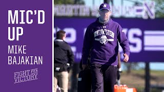 OC Mike Bajakian is MIC'D UP | Northwestern Football