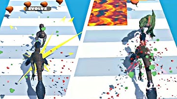 Dino Run 3D 🦖🍗 - Gameplay Android, iOS All Levels DR3D 1-3