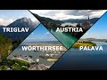 Toulky Karavanem - Italie Grado | Slovinsko Triglav | Rakousko Wörthersee | Morava Palava [dron][4k]