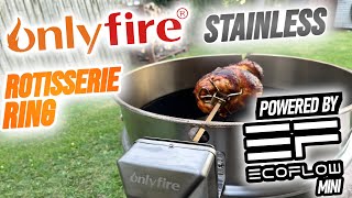 ONLYFIRE ROTISSERIE RING: BLACK OR STAINLESS.  (ECOFLOW MINI) by Discovering His Way 1,480 views 9 months ago 9 minutes, 3 seconds