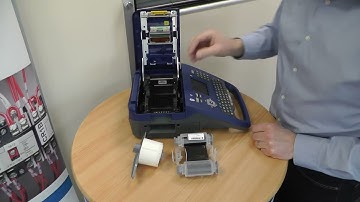 Brady M710 Printer - Loading Labels and Ribbon Cartridges