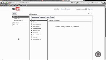 How to Send a Message to Multiple Contacts on Youtube (Tutorial)