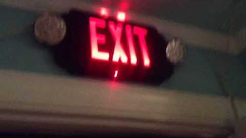 Exit sign and emergency light updates