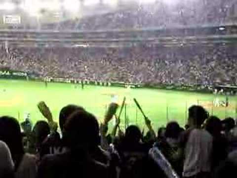 中日クライマックスシリーズ優勝の瞬間