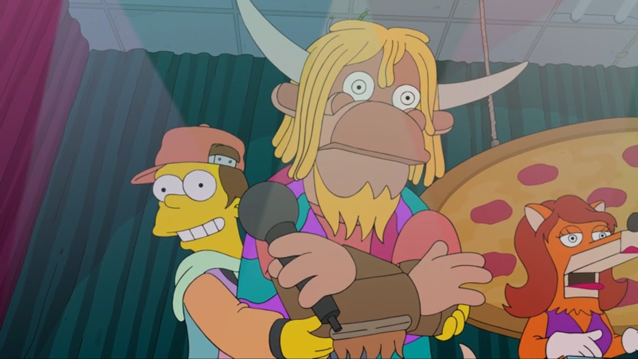 The Simpsons Do Pizza Bots Dream Of Electric Guitars