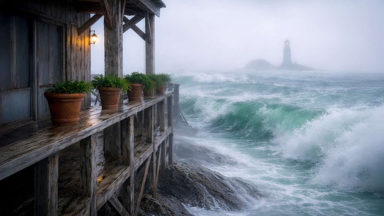 쉬고 싶을 때 그냥 틀어두는 영상 | 빗소리와 자연 풍경 1시간 30분🌿 #001
