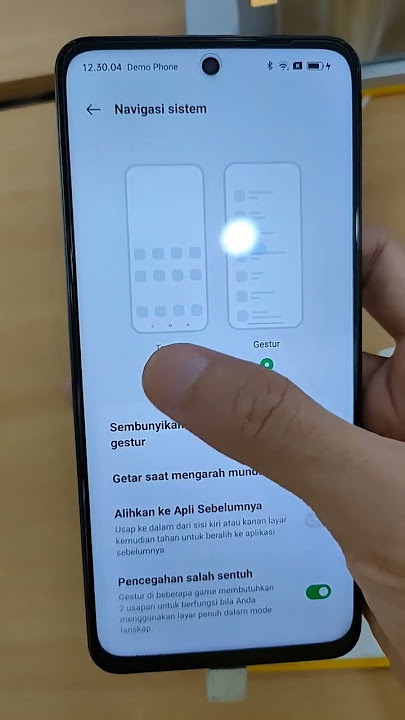 cara merubah tombol menjadi gesture #android #mobilephone