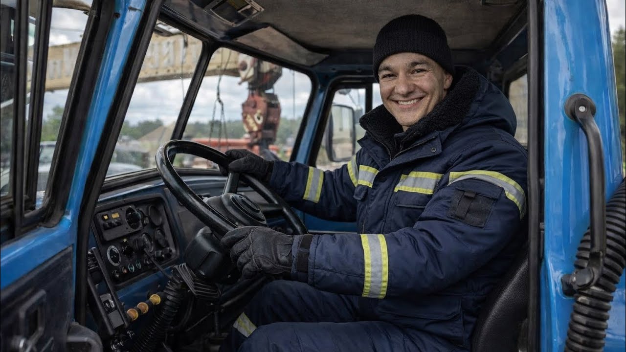 Гружу металлоконструкции на ЗИМНИК. Разные ситуации в работе на автокране. Погрузка тягача Скания. 