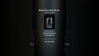 Bilatu Ezazu Seek His Face1
