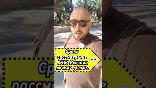 Сроки рассмотрения ВНЖ Испании почему так долго 🤔 #внжиспании #легализациявиспании #испания