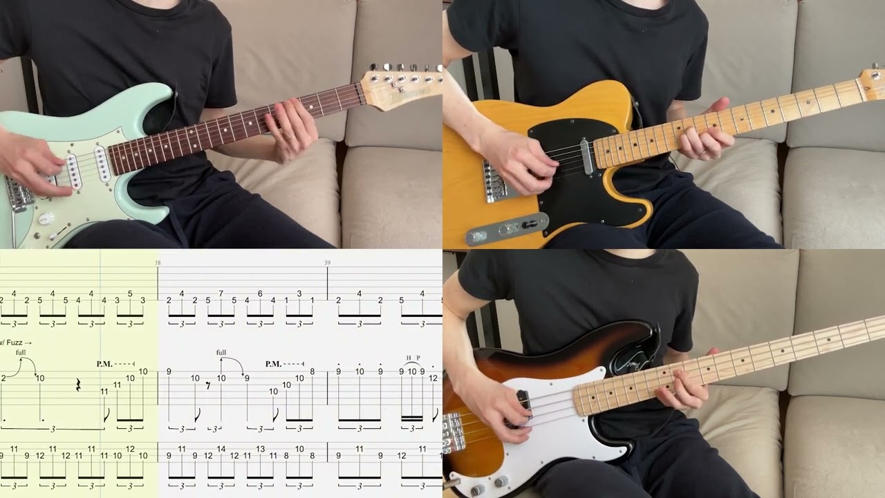 The Strokes - Metabolism (Guitar & Bass Cover + TAB)