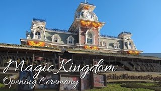 Magic Kingdom Rope Drop Opening Ceremony - Full Show - Walt Disney World, Florida (HD)