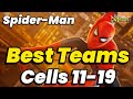 SPIDER MAN TOWER SECRETS CELL 11 to 19 THESE TEAMS 