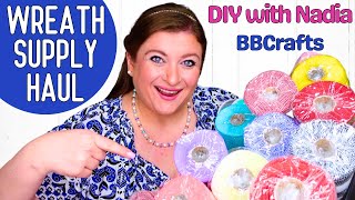 NEW HOBBY LOBBY Deco Mesh Wreath CRAFT Supply HAUL