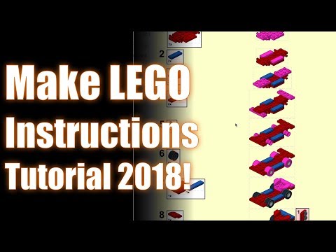 DIY Lego Instructions Tutorial 2018!
