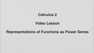 11.9 Representations of Functions as Power Series