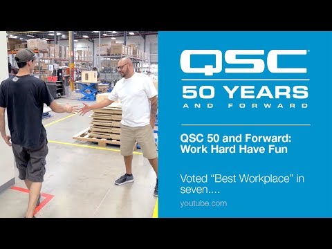 QSC 50 and Forward: Work Hard, Have Fun (French)