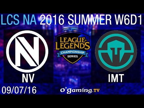 Immortals vs Envy - LCS NA Summer Split 2016 - W6D1