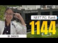 AIR 1144 Dr. Sakshita | NEET PG 2025  Achiever's Journey at Vidya Jeevan