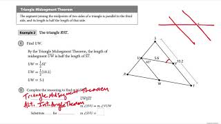 Geometry 8.4 - Midsegments of Triangles