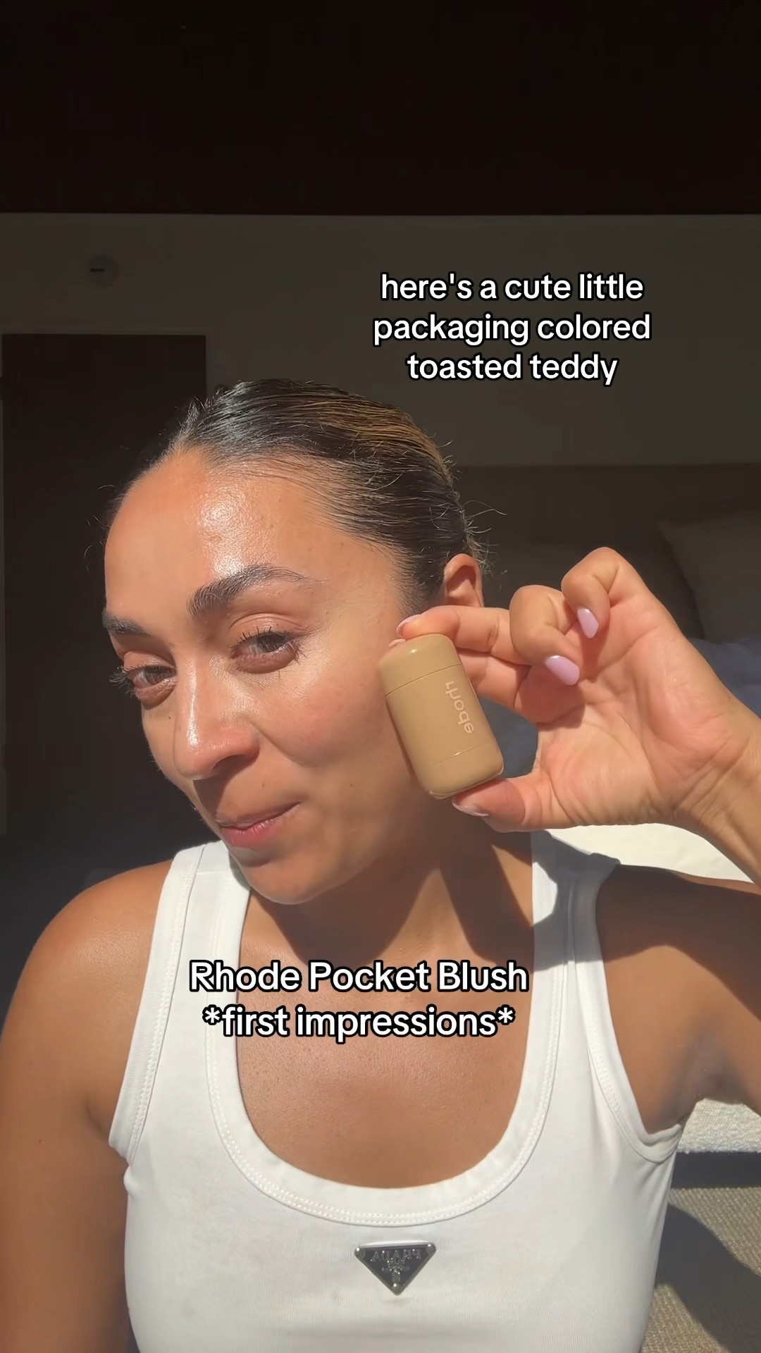 Rhode Pocket Blush *FIRST IMPRESSIONS* Toasted Teddy #makeup