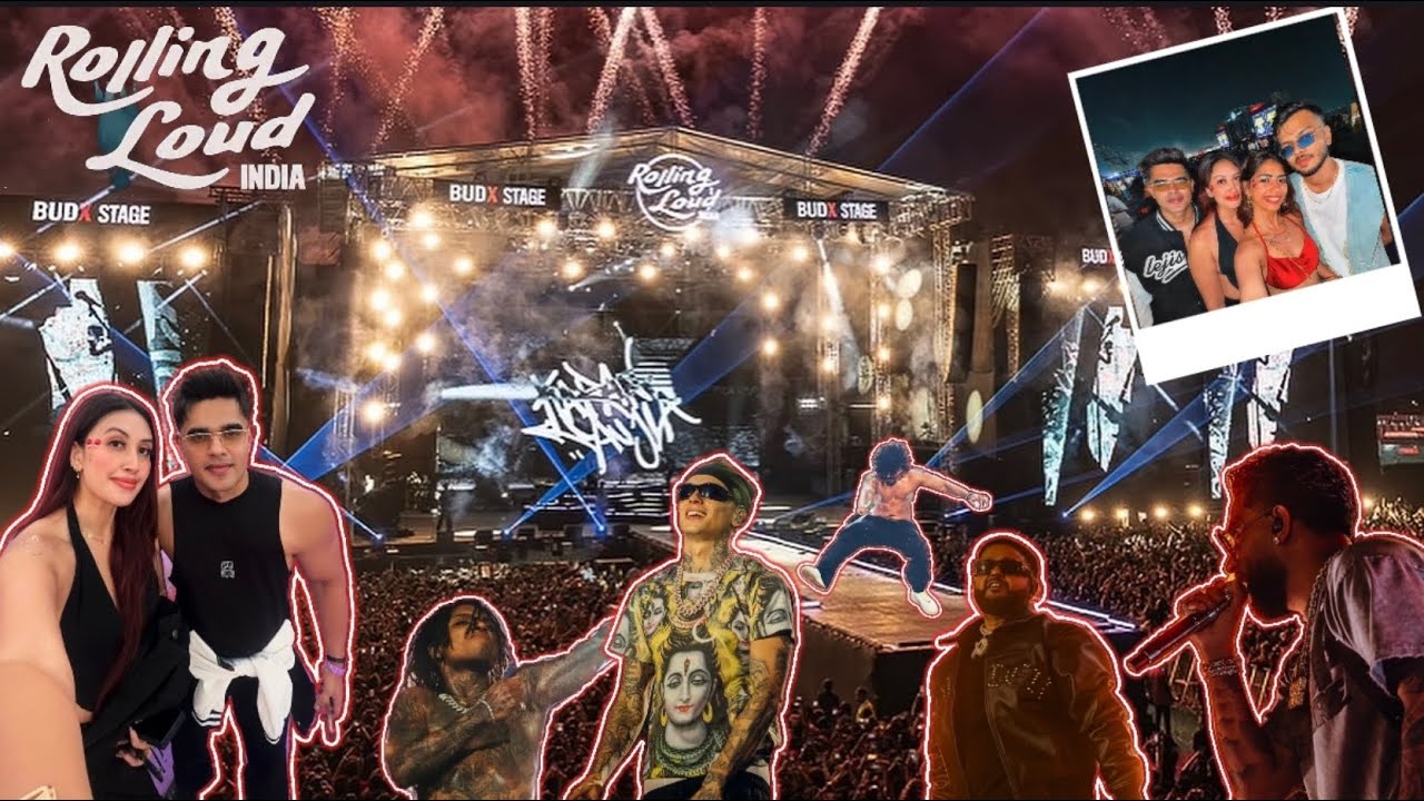 Rolling Loud India 2025🇮🇳 // KARAN AUJLA // CENTRAL CEE // WIZ KHALIFA // SWAE LEE //Vruti and Vidur