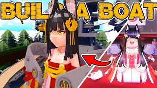 Building my Roblox Azur lane Cosplay in Build a boat