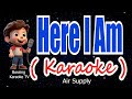 Here i am  karaoke version   air supply