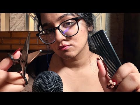 Angry best friend cuts your hair ASMR