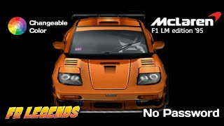Livery McLaren F1 LM edition 1995 // Fr Legends | FREE CODE | ( HexCode )