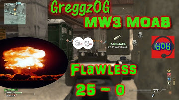FLAWLESS MW3 MOAB SPECIALIST MP7 25-0 Team Deathmatch