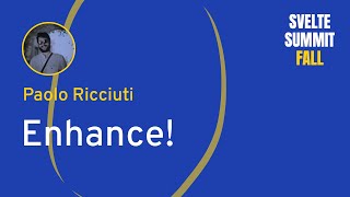 Paolo Ricciuti - Enhance!
