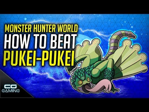 Monster Hunter World: How to Beat PukeiPukei | Guide & Tips | Solo Insect Glaive