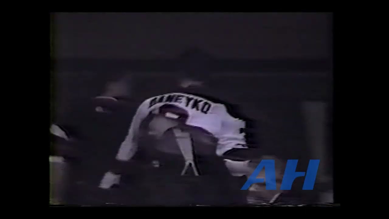 NHL Jan. 9, 1994 Ken Daneyko,NJ v Alan MayWSH (audio only) New Jersey Devils Washington Capitals 
