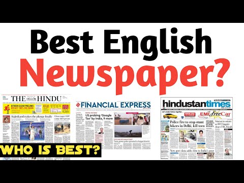 Which English Newspaper Is Best For Beginners For Competitive Exam U0026 Best Newspaper For Learn Eng.