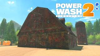 PowerWash Simulator 2 | Cleaning a MASSIVE Barn & Silo | No Commentary screenshot 5