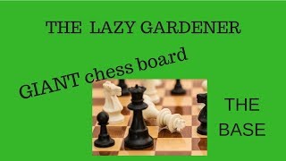 DIY GIANT Chess board progress: The Base