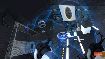 Backwards To Success solutions video (Portal 2 custom co-op map)