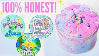 #AD 100% HONEST Famous+ Underrated Instagram Slime Shop Review ParakeetSlimes US/UK Package Unboxing