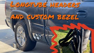 LONGTUBE HEADERS AND SIDE EXIT ON A 5.3 SILVERADO** STRAIGHT PIPE **