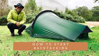 How to Start Backpacking