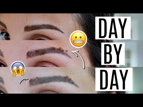 MICROBLADING HEALING PROCESS DAY BY DAY ...FOR THE ENTIRE HEALING PROCESS!