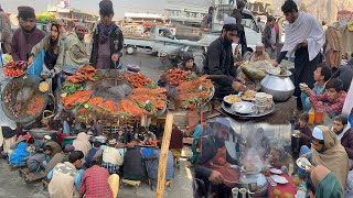 Morning Food in Afghanistan | BreakFast in Kabul  | street food in Afghanistan by Life in Afghanistan 92,324 views 4 months ago 27 minutes