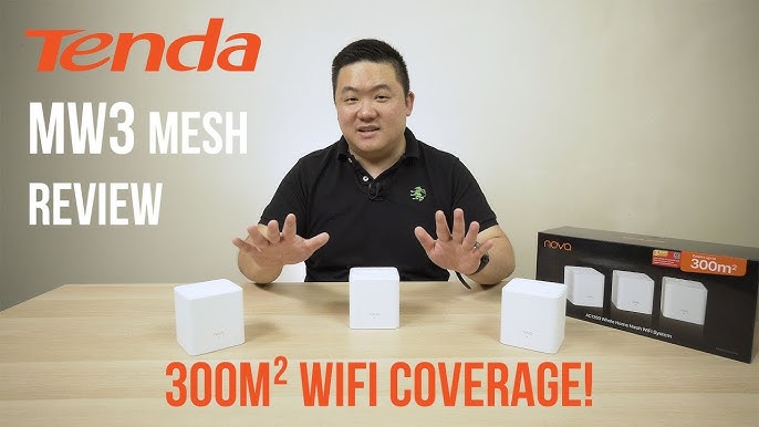 Tenda Nova MW3 review - awesome 3 pack Mesh Router Wi-Fi system 