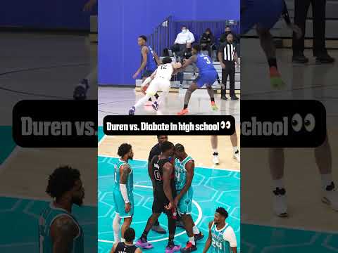Jalen Duren & Moussa Diabate's history goes back to high school 👀
